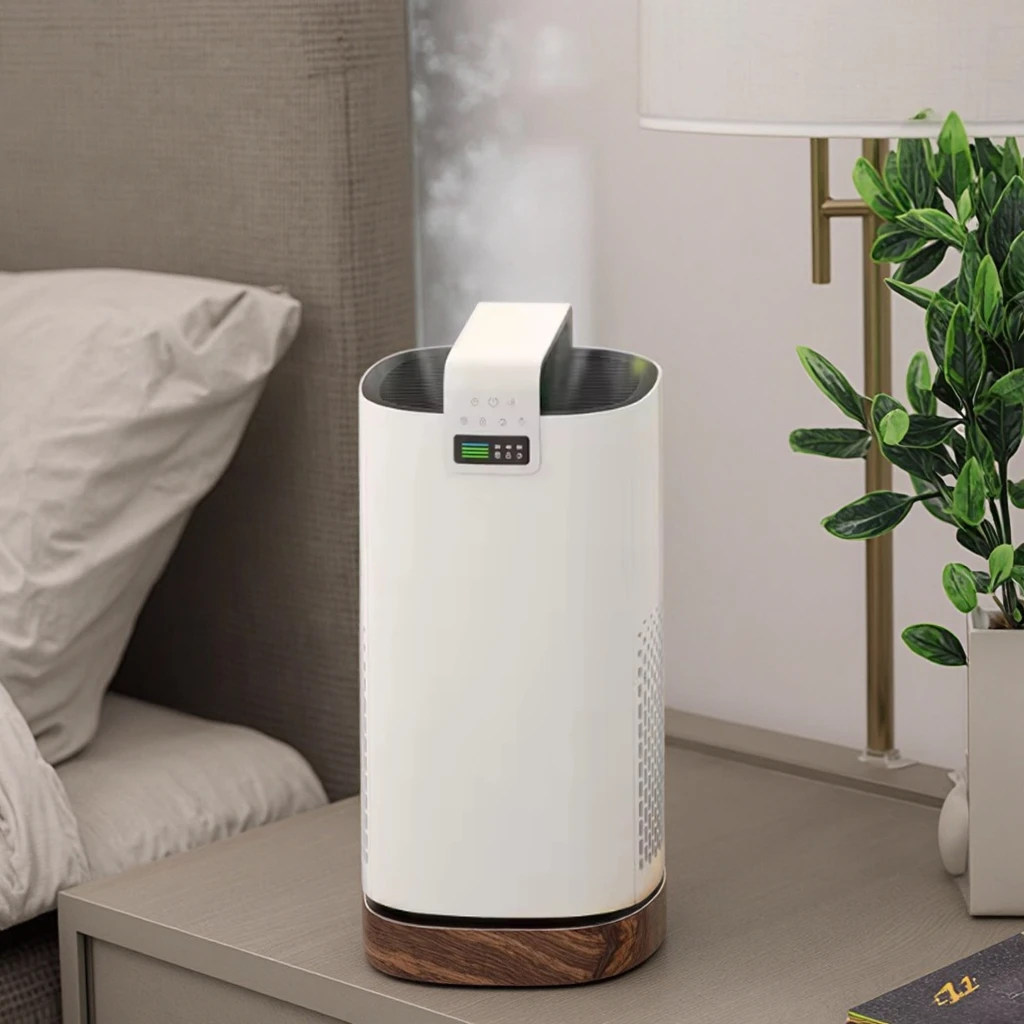

Hot Selling Portable EU Plug Pet Air Purifier Electrostatic Room Smoke Filter with Aromatherapy Made of Durable Plastic
