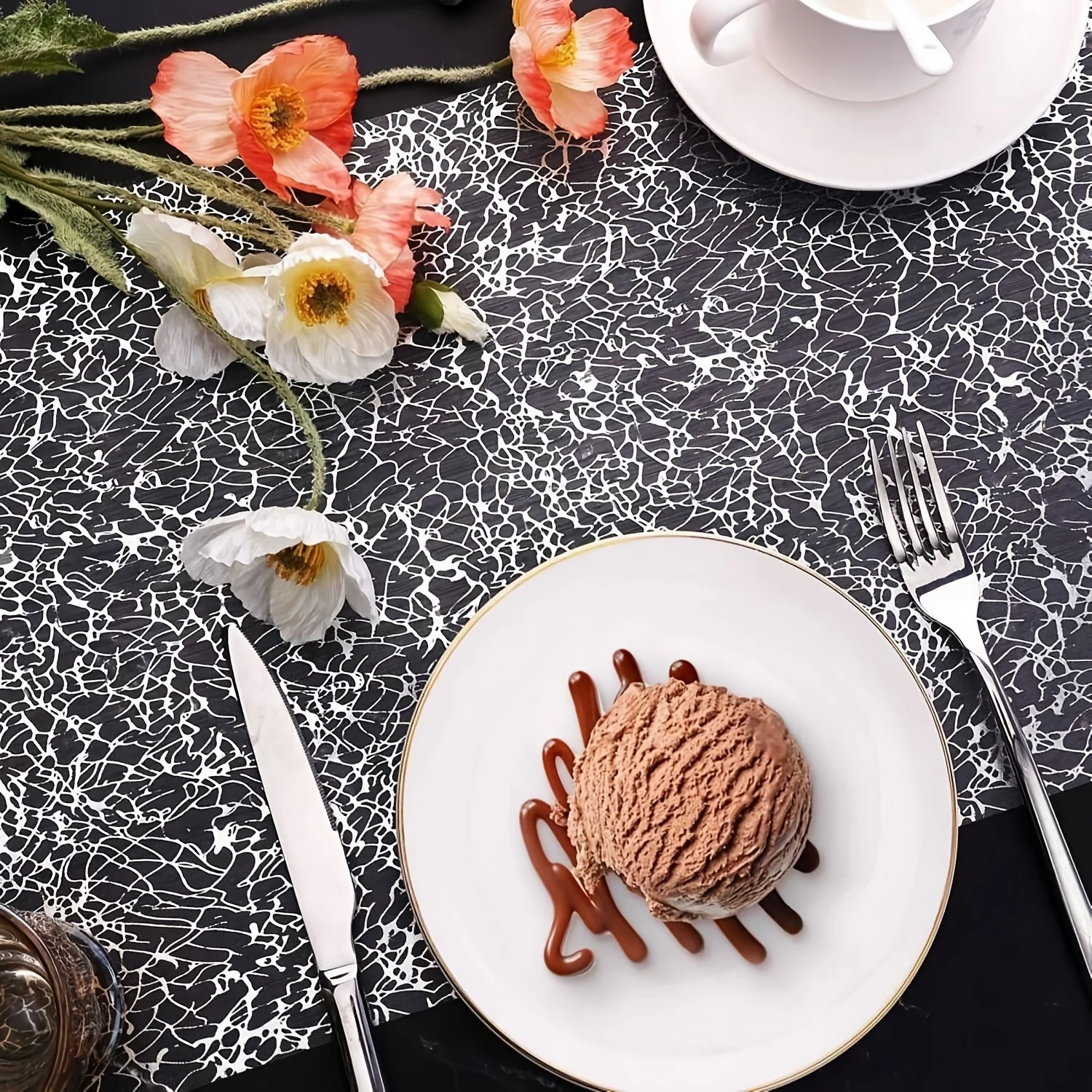 3 قطع من مفرش الطاولة الذهبي/ا - مراجعة Table Runner Sequin وسعره