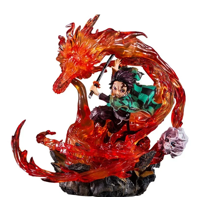 Demon Slayer Kamado Tanjirou figuras de acción hechas a mano, modelo Original de Pvc, figura de Anime, juguetes de colección geniales para niños, regalo, nuevo