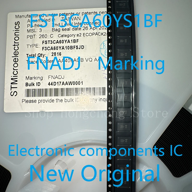 FST3CA60YS1BF FST3CA60YS FST3CA60 FNADJ Marking CODE BGA Mobile phone touch chip New Original 10pcs
