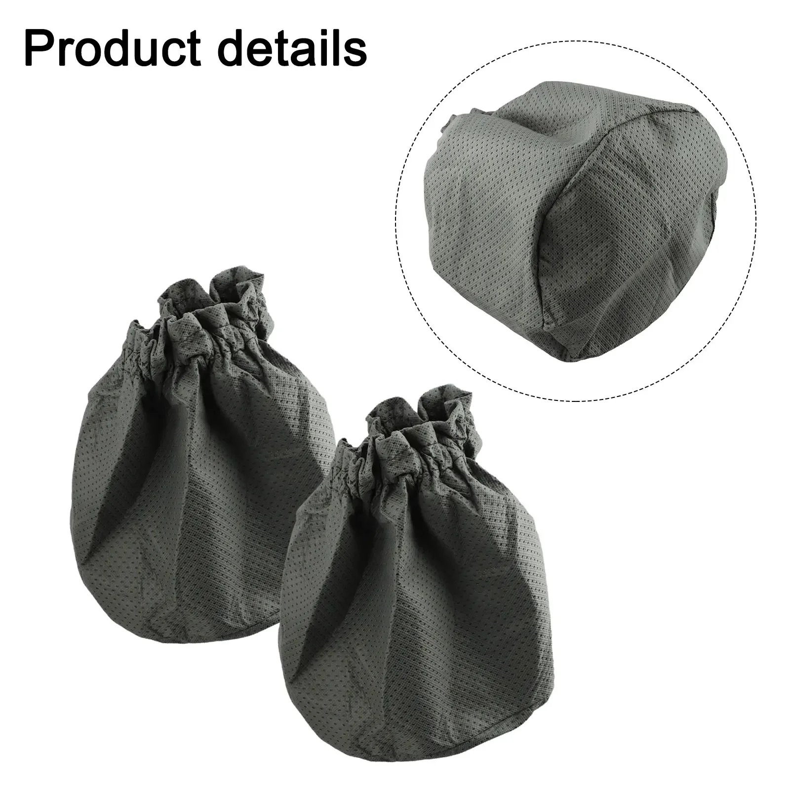 

Replacement Fabric Filter Bags for BOSCH 1619PA8370 Compatible with For GAS 15 PS Industrial Vacuum Cleaner Pack of 5
