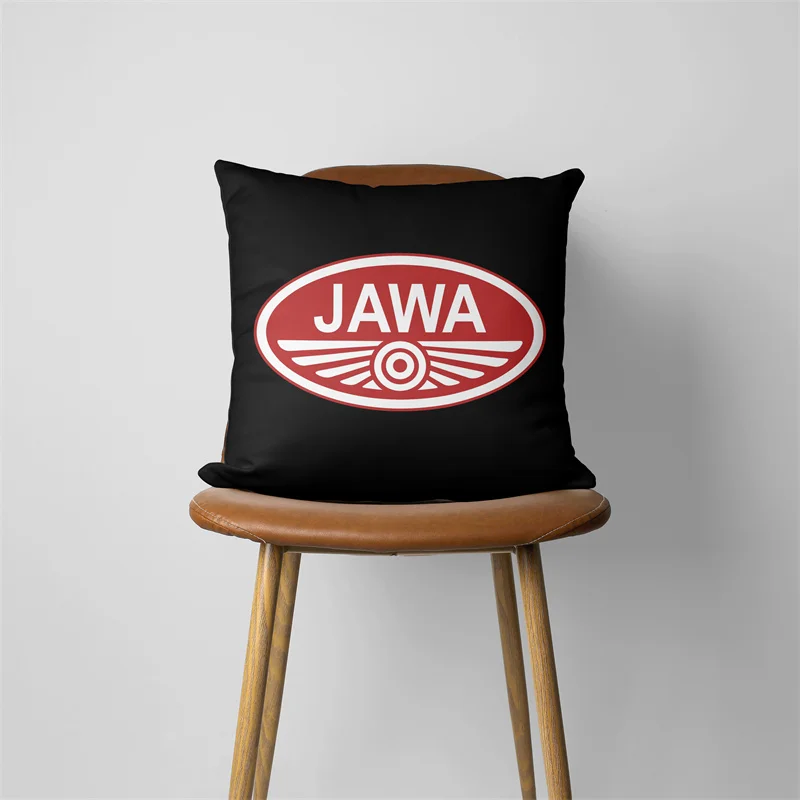 Jawa Motorcycles Pillow Case Home Decorative Gift Sofa Car Cushions 45x45cm Square Pillowcase Chair Pillow Cove 504