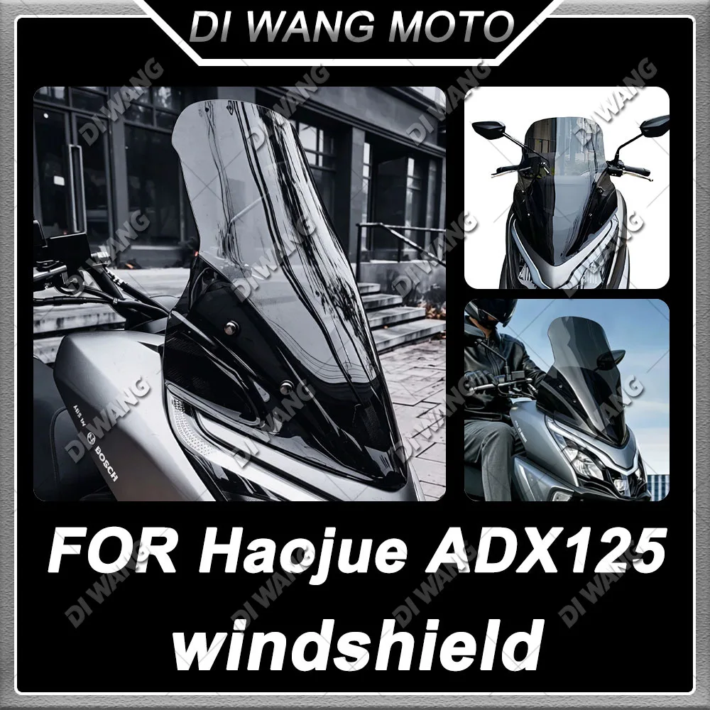 For HAOJUE ADX 150 Motorcycle Heightened Front Windscreen Windshield Modified Rainproof Wind Deflector Replacement Accessories