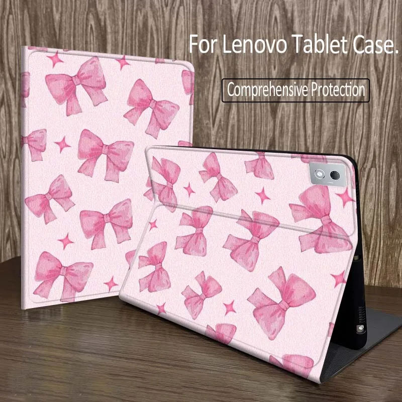 

Pink Bow Pattern Art For Legion Xiaoxin Pad P12 Pro Y900 GT 2023 2025 12.1 12.7 14.5 inch Tablet Case