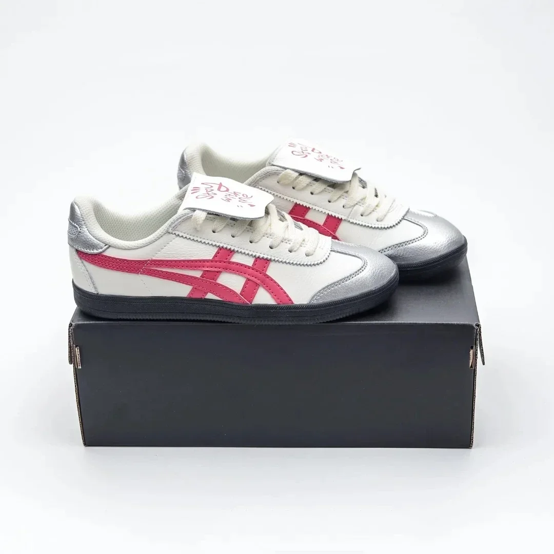 Onitsuka Tiger Tokuten Original Women Running Shoes PINK Cushion Stability Aics GEL Running Breathable Sport Sneakers