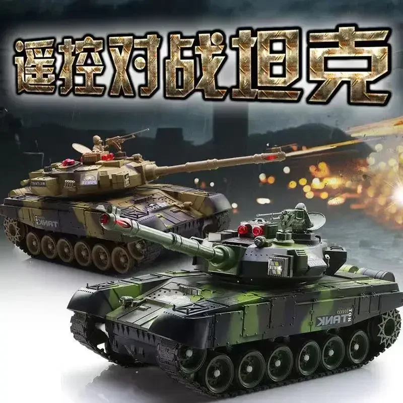 Remote Control Tank Can Be Equipped With Multiple Combat Charging Electric Children's Tracked Artillery Models Boy Toy Gifts