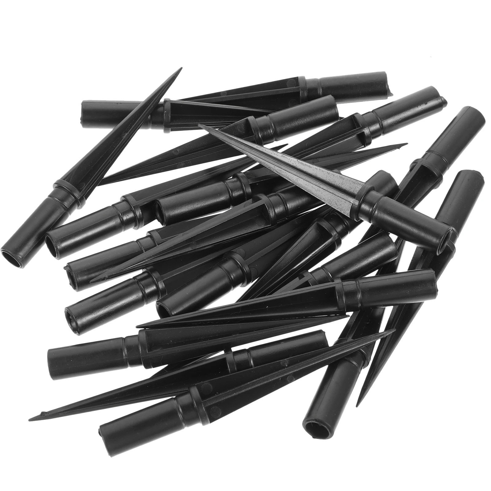 

20 Pcs Solar Light Stakes Landscape Lighting Accessories Plastic Ground Spike Garden Path Lawn Fixing