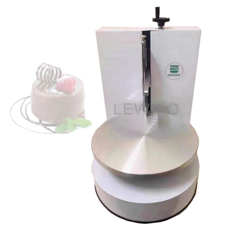 Automatic Round Cake Cream Coating Filling Machine Cake Bread Cream Decoration Spreader Machine for Birthday