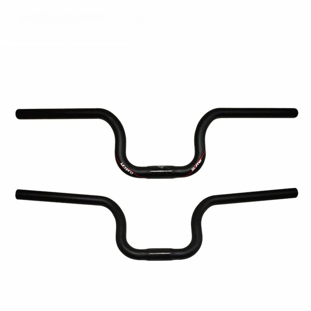 Folding bicycle carbon fiber swallow handle modified heightened ultra-light U-handle 25.4 * 580mm handlebar