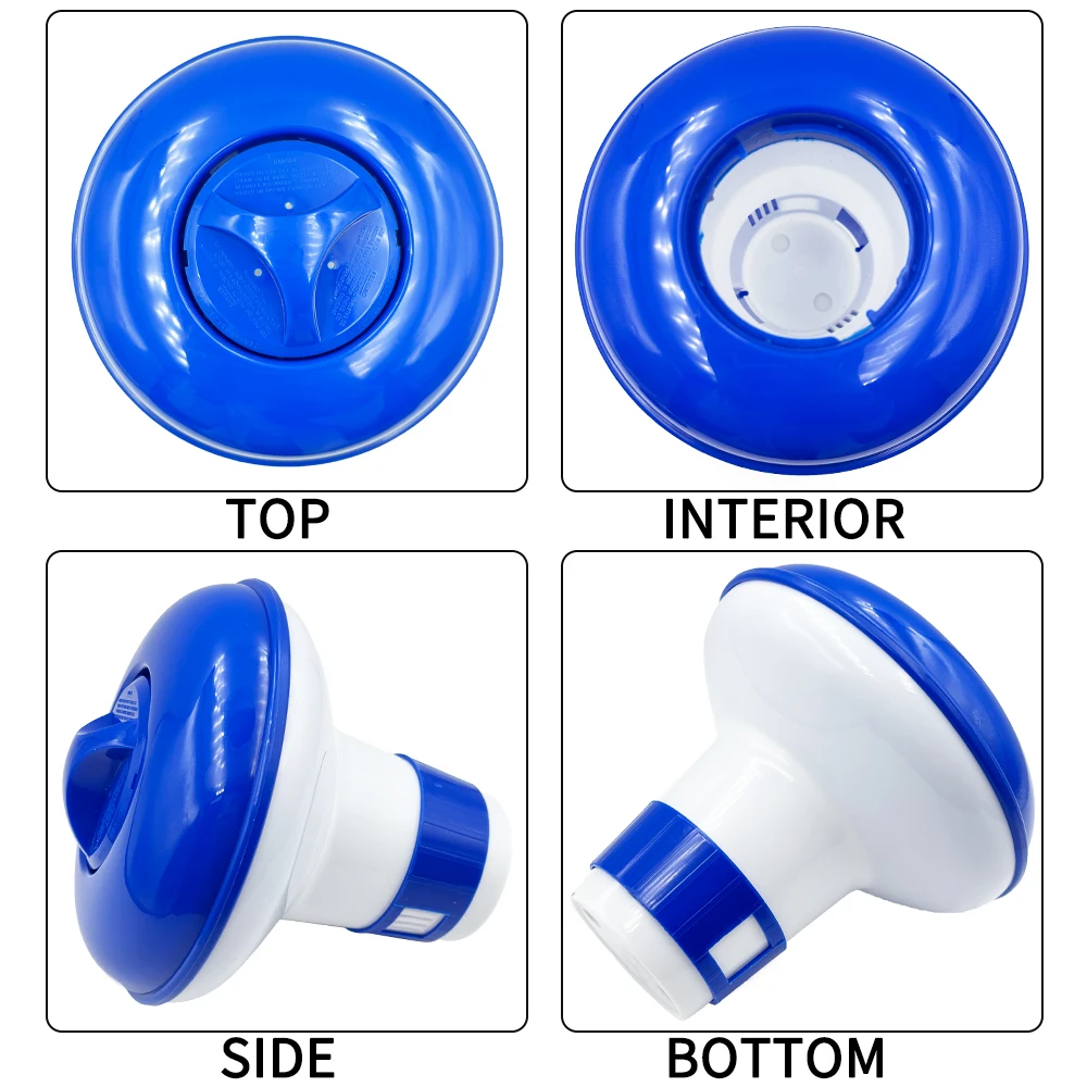 Floating Swimming Pool Chemical Floater Chlorine Bromine Tablets Floating Dispenser Applicator Swimming Spa Hot Tub Supplies view 4
