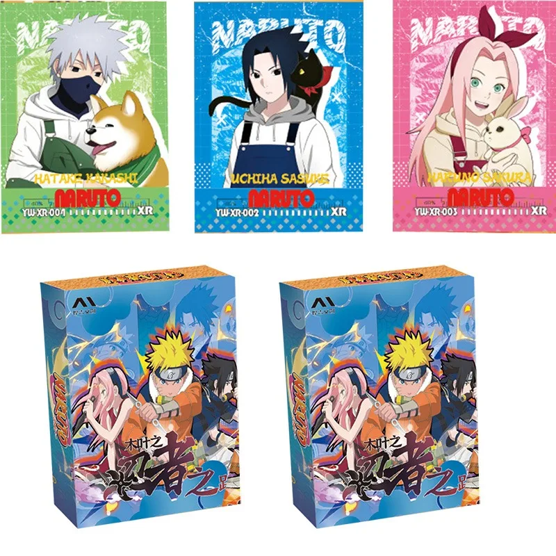 

Подлинная серия Наруто «Путь ниндзя» Саске Какаши Редкая классическая версия аниме Периферийная коллекционная карта Праздничная игрушка в подарок