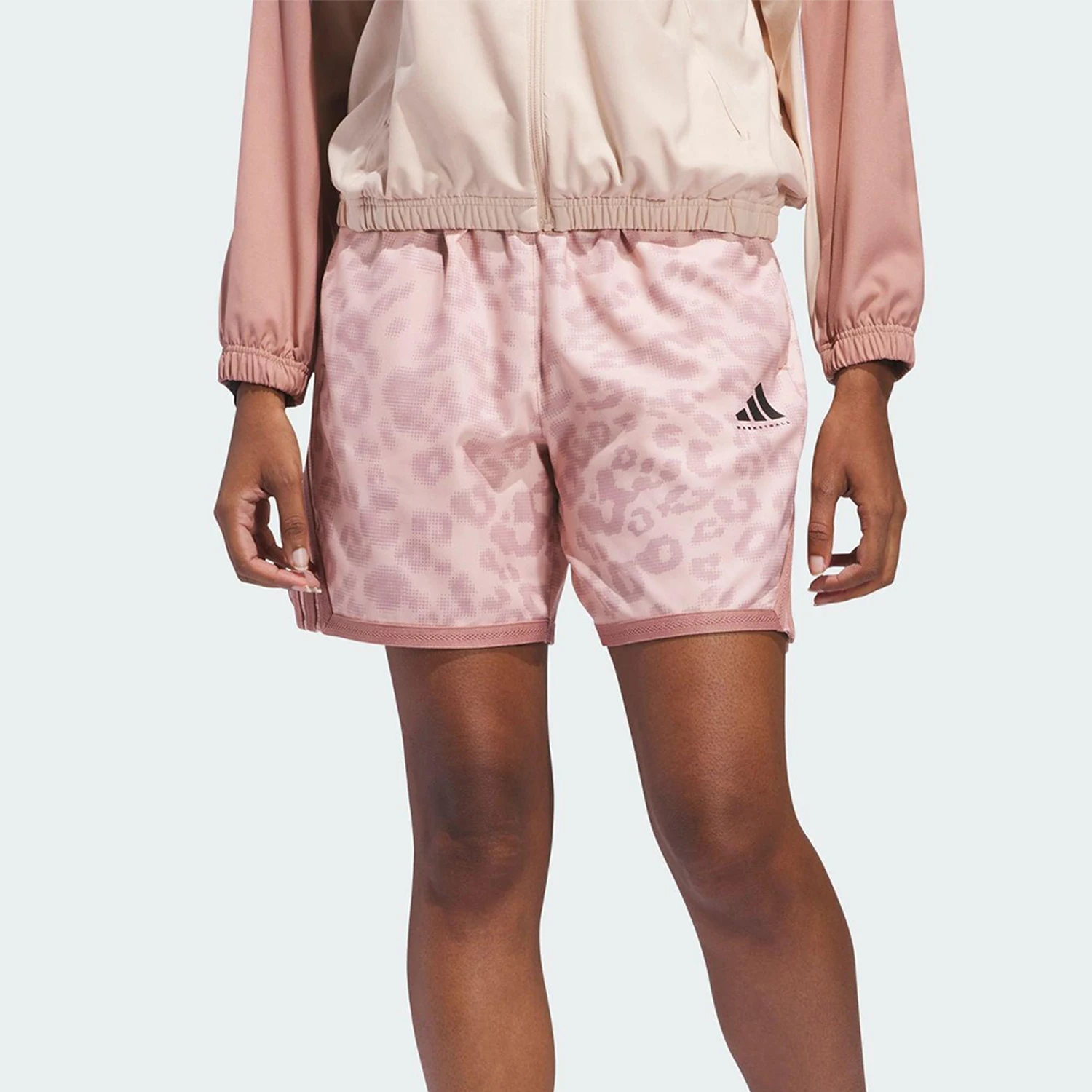

Adidas Authentic Summer Style Women's Sports Loose Leopard Print Shorts JP2554