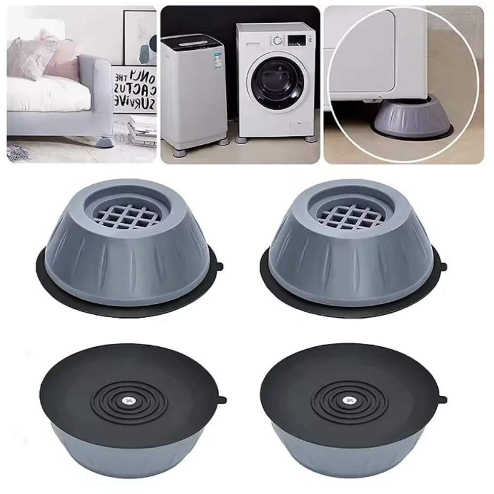 2/4/6pc Anti-Skid Dämpfer Stehen Anti Vibration Waschmaschine Füße Pads Stille Gummi Kühlschrank basis Möbel Raiser Unterstützung