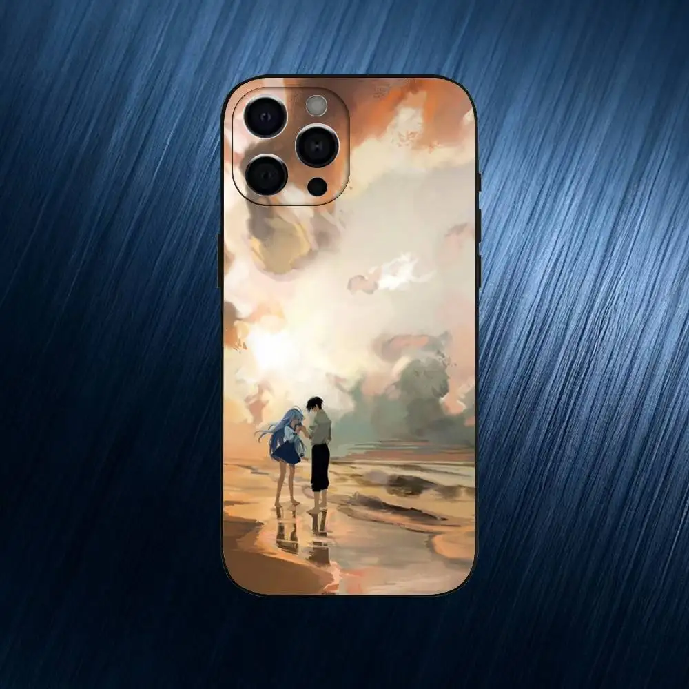 A-Anime 86 -Eighty Six- telefoonhoesje voor iPhone 17,16,15,14,13,12,11 Plus, Pro Max, zachte siliconen zwarte hoes