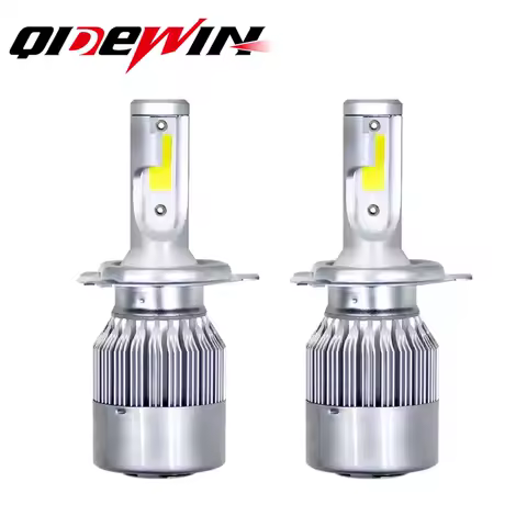 C6 H4 H7 Car LED Headlight Bulbs H11 H1 H3 H8 H9 880 HB3 9005 HB4 9006 9004 9007 9012 6000K 12V Auto Headlamps Fogs LED Bulbs