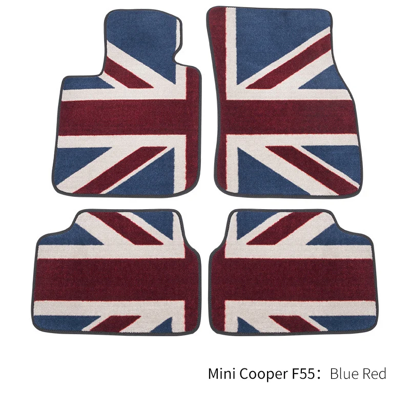 Nylon auto vloermatten voor Mini Cooper F54 F55 F56 F57 F60 R50 R52 R53 R55 R56 R60 kofferbakmat antislip tapijt vloerbeschermer