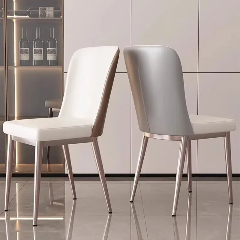 Sillas de comedor modernas de lujo, cómodas sillas de fiesta de cuero estético, sillas de cocina de diseño, muebles de Salle A Manger