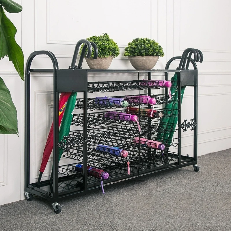 Large-capacity storage umbrella stand, umbrella storage drain stand