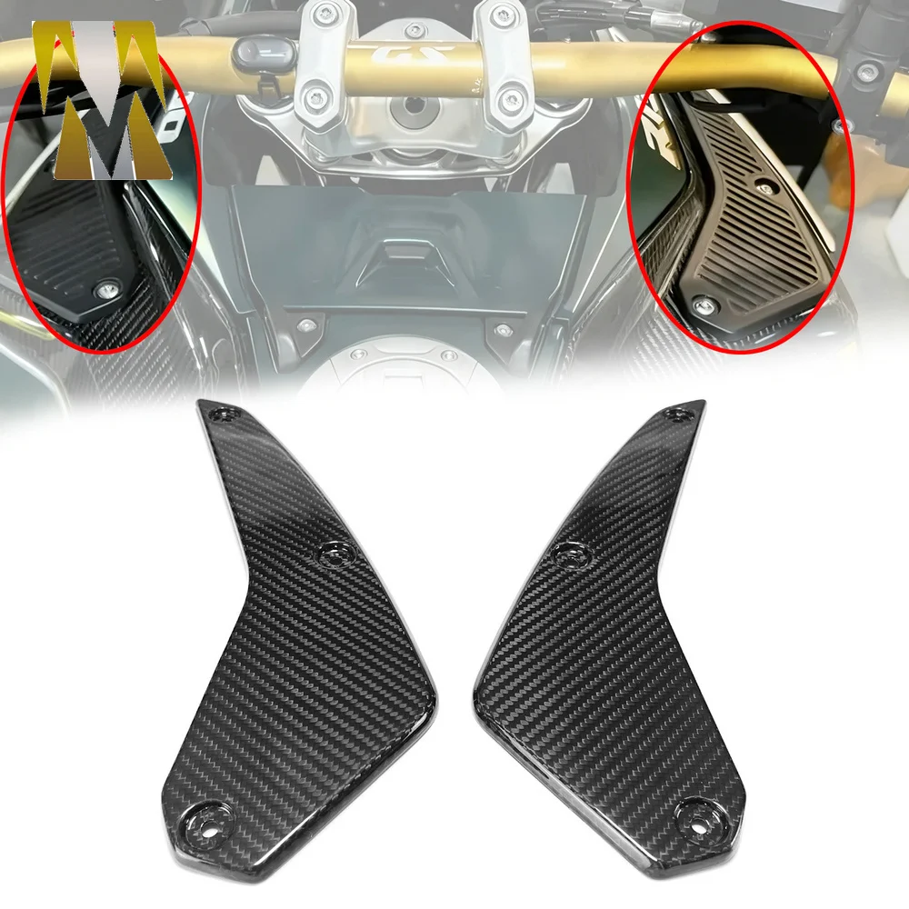 

Motorcycle Compatible with R1300GSA R1300GS Adventure ADV Carbon Fiber Tank Side Panels 2025 2026 Accessories