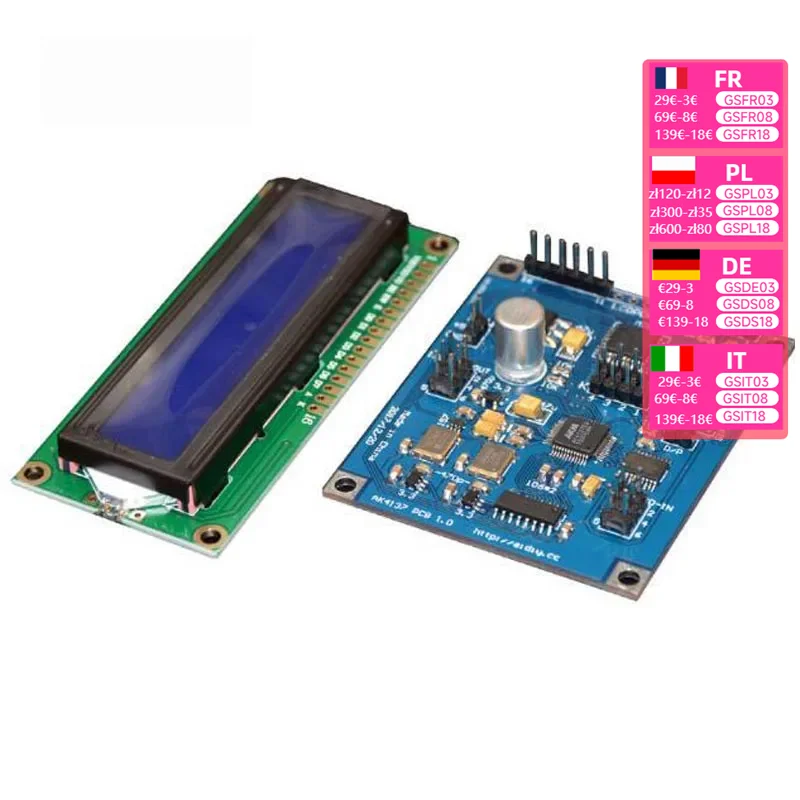 AK4137 I2S/DSD sample rate converter board Support PCM/DSD interconversion DOP input