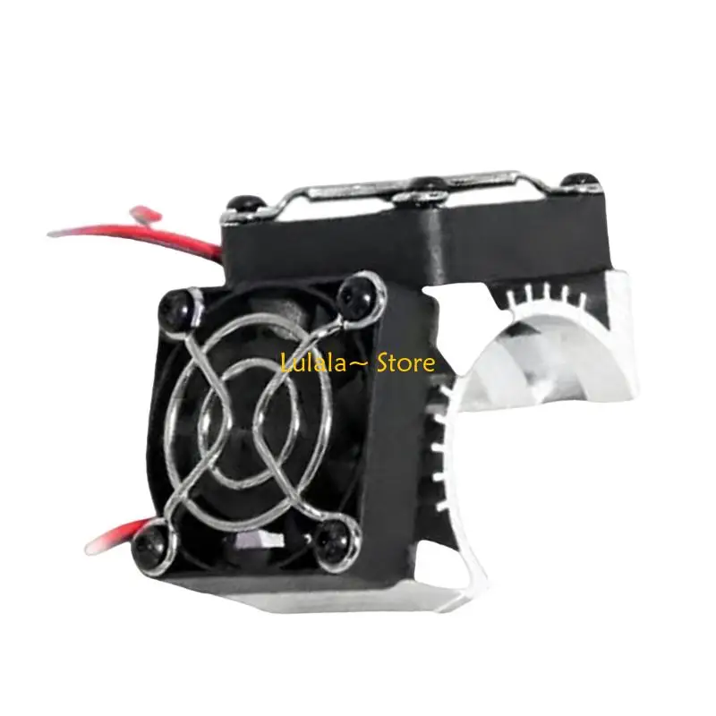Y4QA ventola raffreddamento a basso rumore Design a doppia ventola Dissipatore calore per motore giocattolo per auto