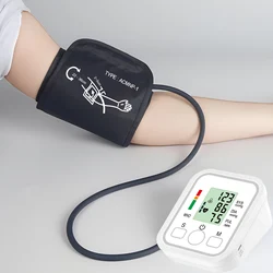 Blood Pressure Test Kit BP Monitor Upper Arm Automatic Tonometer Digital Sphygmomanometer Pulse Medical Device