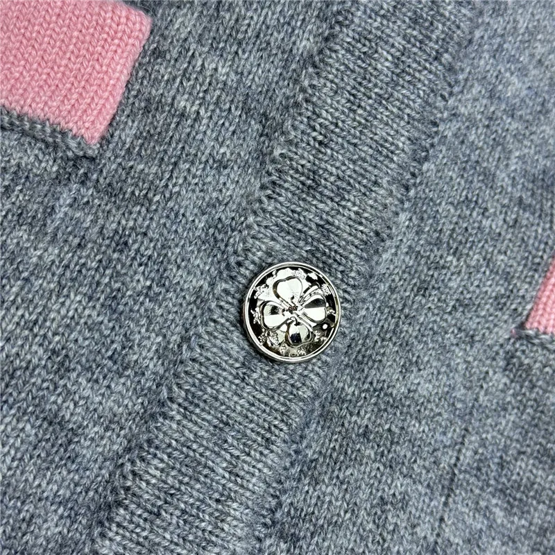 เสื้อสเวตเตอร์ไหมพรมถักทรงยาวสำหรับผู้หญิง รุ่น Miaoli Xi Nan สีสันสดใส สไตล์คาร์ดิแกน เหมาะสำหรับฤดูใบไม้ร่วง ให้ความอบอุ่น สวมใส่สบาย