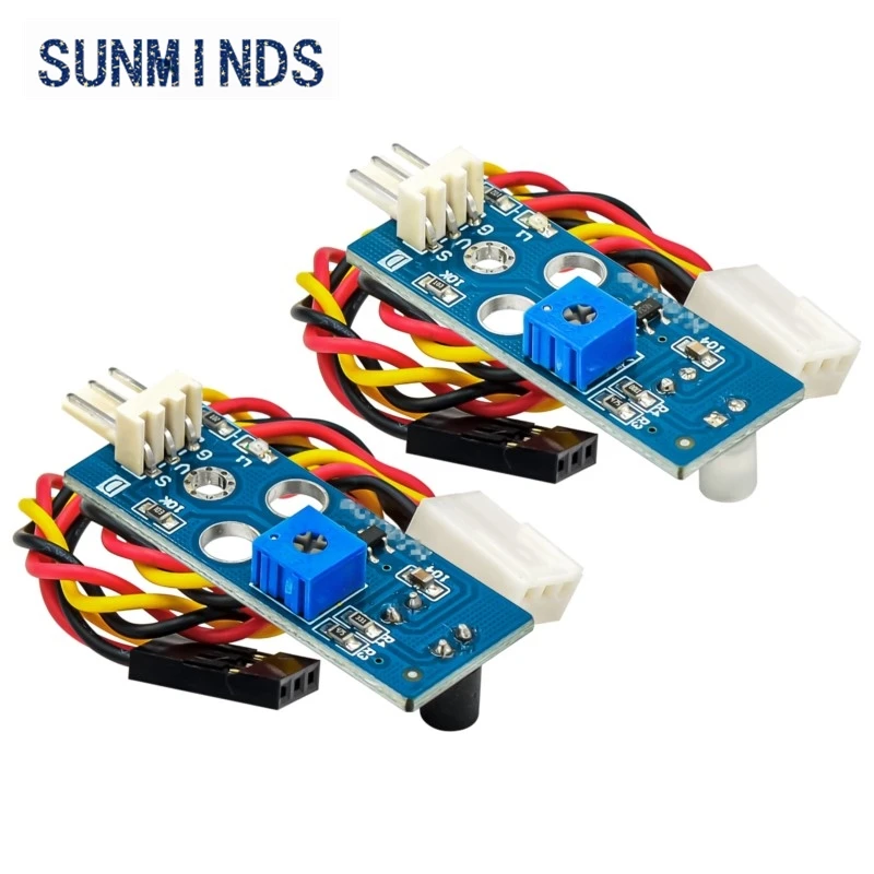 Grayscale module Digital photoelectric line search photosensitive line patrol color recognition single channel grayscale sensor