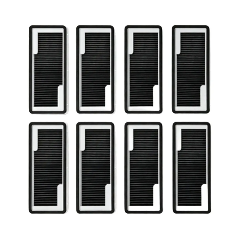Replacement Air Filters 8pcs for Narwal For Freo For Z Ultra Robot Vacuum Cleaner Black PP Non Woven Pre Filter
