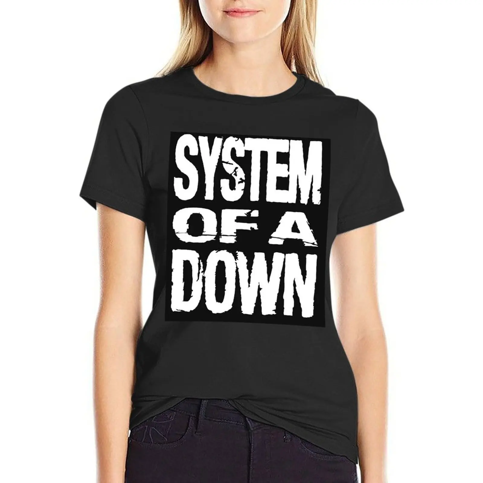 

system of a down T-Shirt animal print shirt for girls Blouse vintage clothes cute t-shirts for Women