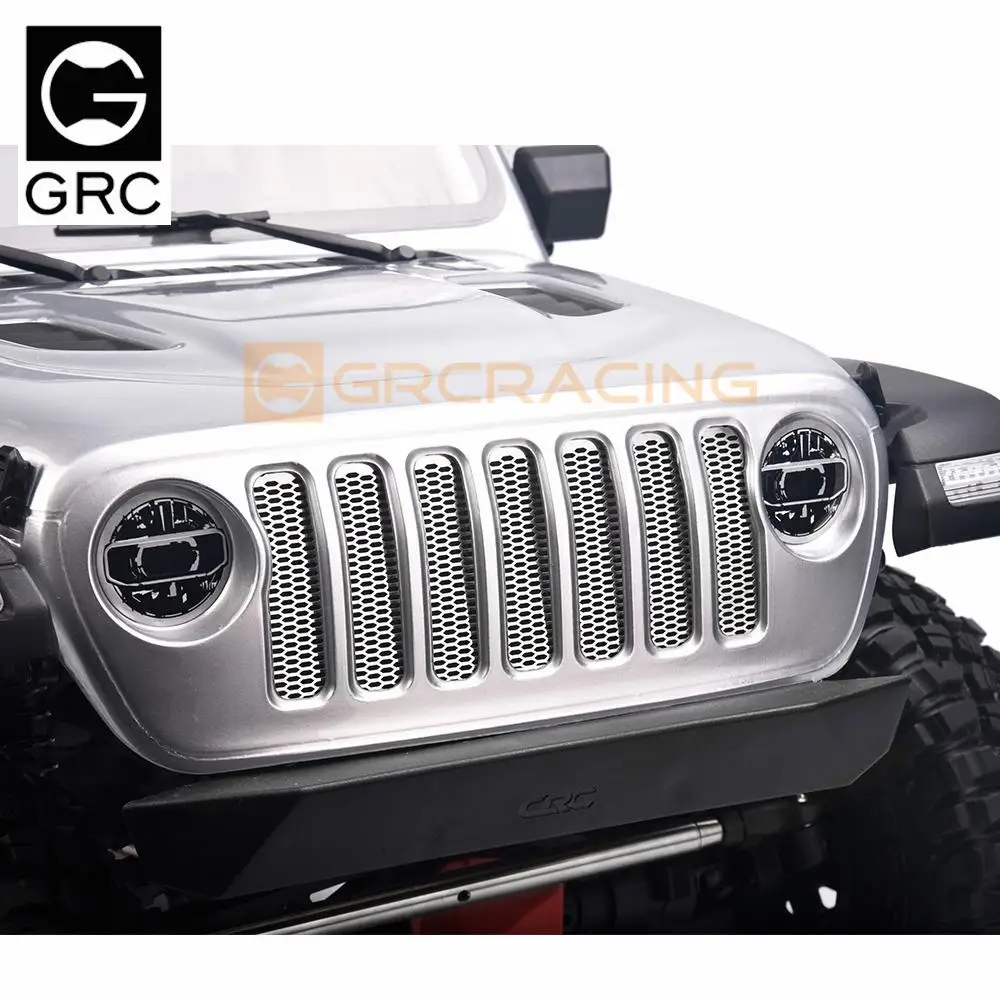 GRC RC Car Sticker for Axial SCX6 Wrangler Metal Stainless Steel Reservoir Water Tank Insect Net Upgrade Accessories G173GS/B