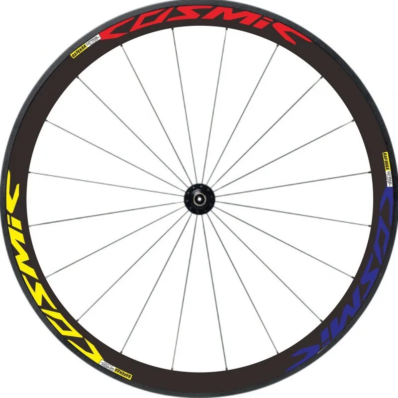 1 Side Multicolor Bike Wheel Rims Reflective Stickers Decals Cycling Safe Protector 26/27.5inch Wheel MTB Bike Accessories 브롬톤