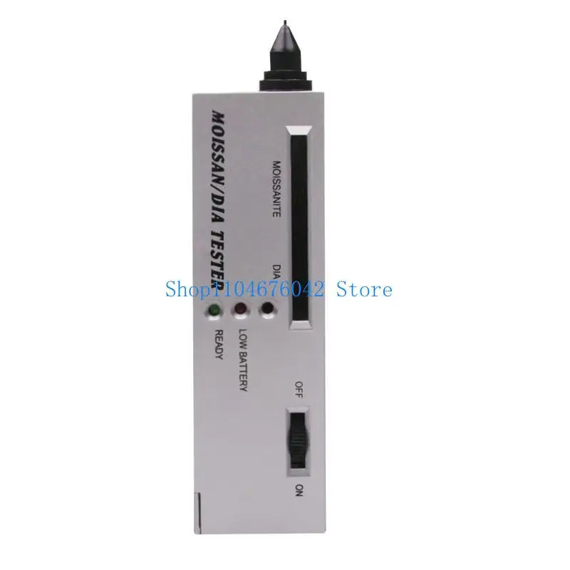 652F Home Moissan Tester Silver 9V Battery Detector Pen Diamond Jewelry Tools