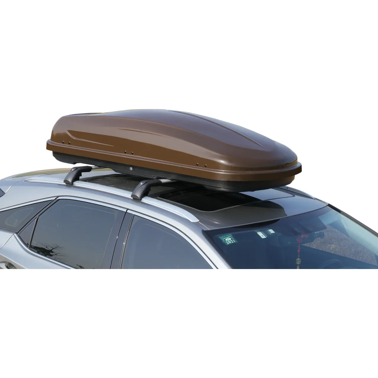 600L China Manufacturer Low Price Slim Finely Processed Lock System Quick Mount Dual Roof Cargo Box