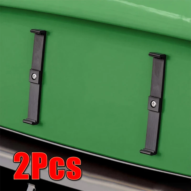 1 Set Car Number Plate Holder Clips Universal License Plate Holders Frameless Press Type License Plate Clip Fixing Clips Holder
