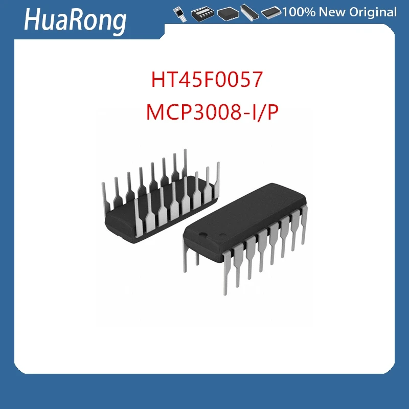 5Pcs/Lot HT45F0057  MCP3008-I/P   DIP-16