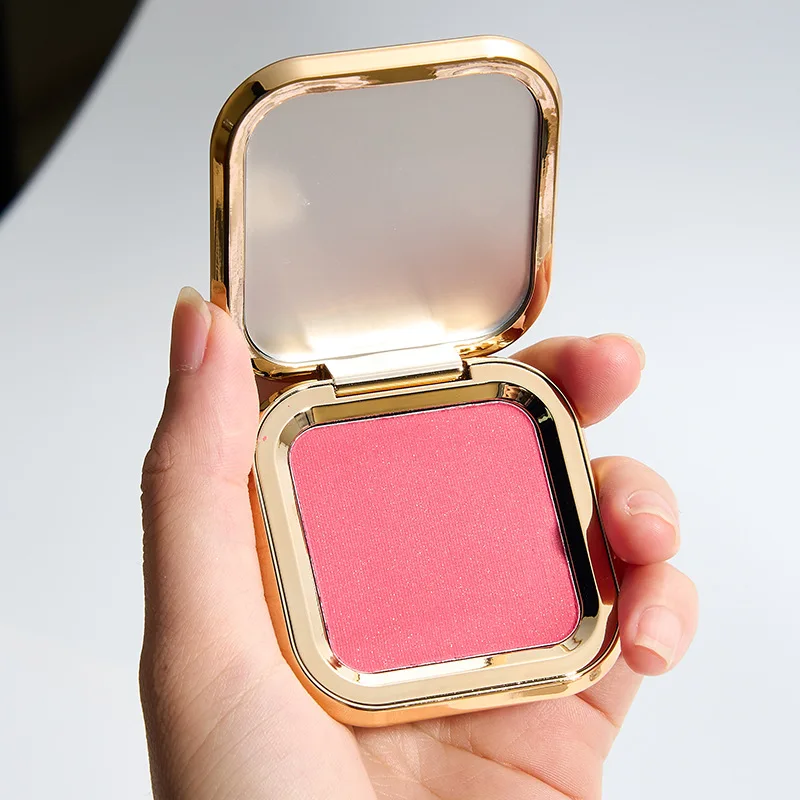 Custom Logo Blush Makeup Vegan Pigment Blush Powder Private Brand Vegan Cruelty Free Luxury Cheek Blusher Wholesale 10pcs