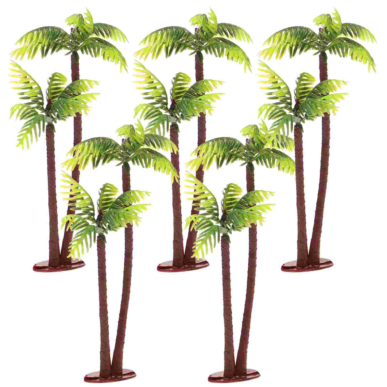 Small Containers Indoor Plant Palm Tree Artificial Plants Fish Bowl Bonsai Decor