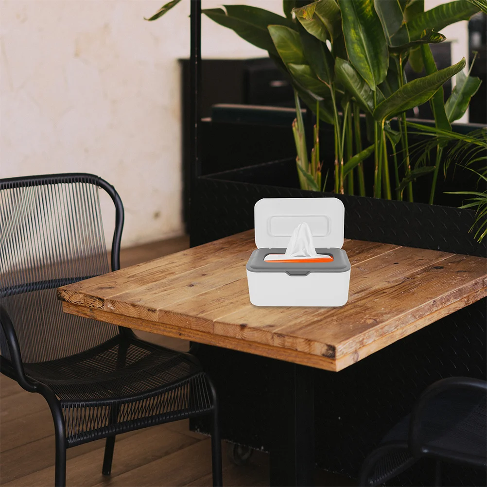 

2Pcs Wipe Dispenser Wipe Holders Refillable Wipes Container Travel Storage Boxes for Nursery Bathroom Desk Use