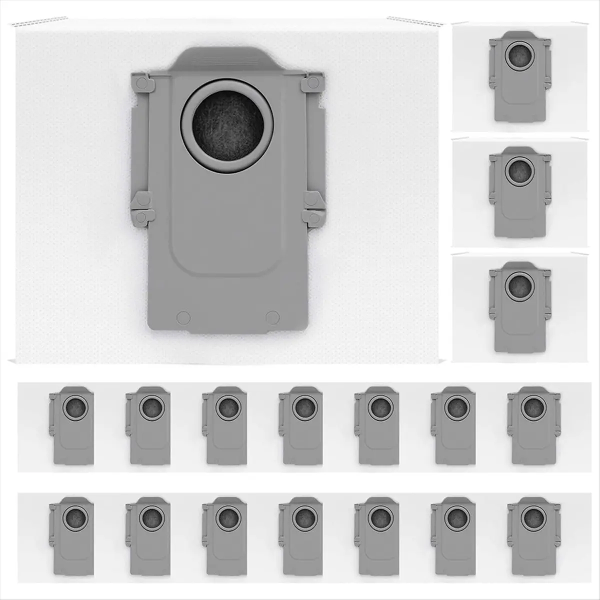 ▶★♥Flash Deal-Dust Bags for S8+/S8 Pro Ultra/Q7 Max+/Max/Q7+/, Q5/ Pro+/Max+, Q8 Max+, S7 Pro Ultra Robot Vacuum