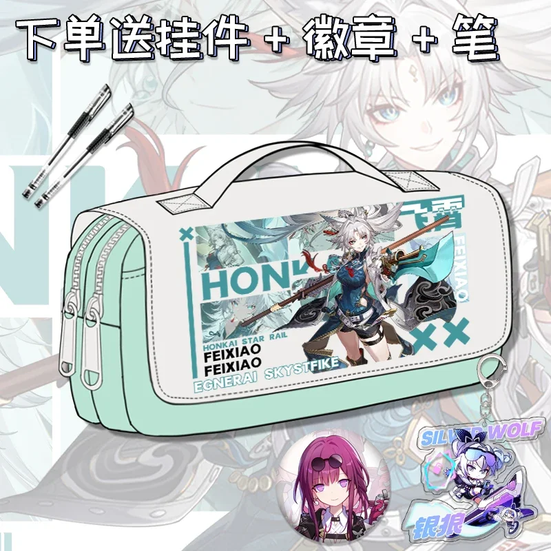 Игра Honkai: Star Rail Anime Cos HuoHuo Lingsha Yunli Feixiao Misha и т. д. Унисекс японский большой объем печати карандаш фотография фотоподарок