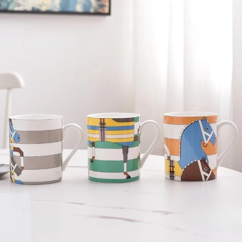 

Керамическая кружка 300 мл, большая емкость, чашка для воды для ежедневного использования дома, стильная чашка для кофе, чая, прочная посуда для офисной кухни