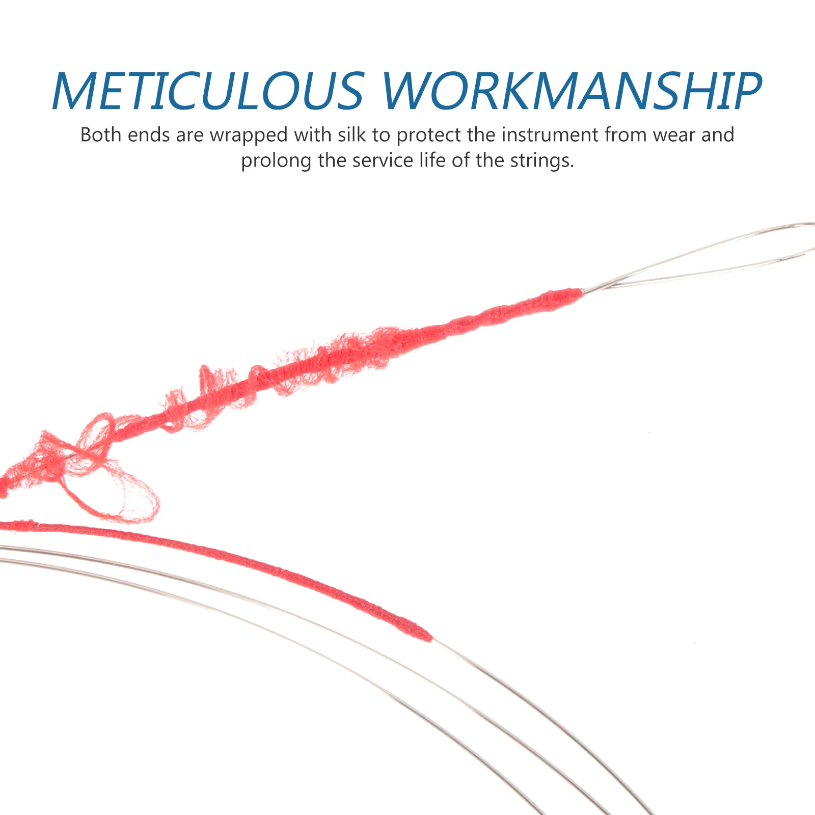 

Steel Wire Erhu Strings Full Set Replacement Kit For Chinese Instrument Durable Clear Sound Professional Urheen Accessories