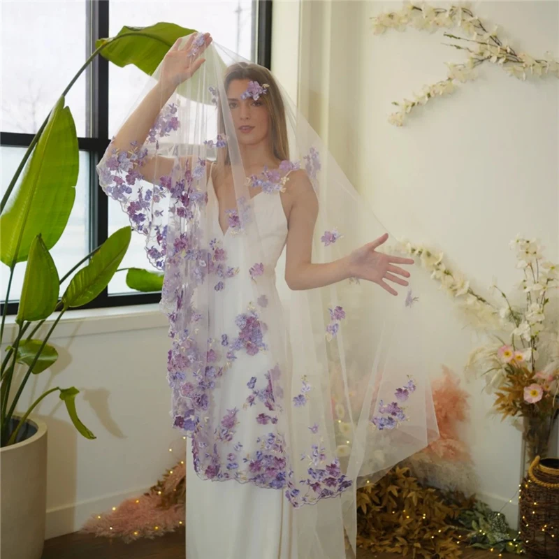 lilac-floral-wedding-veils-bridal-accessories-for-brides-light-purple-3d-flowers-pearls-embroidered-white-ivory-tulle-cathedral