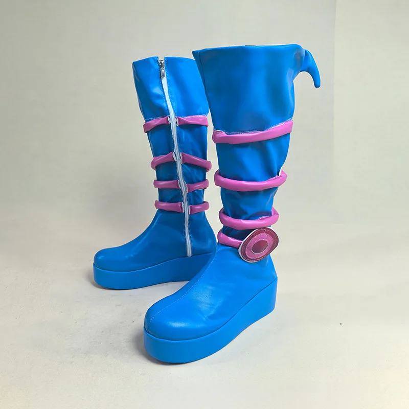 Yu Cosplay Store Dark Magician Girl Cosplay Boots Halloween Carnival Accessories Props Custom Shoes