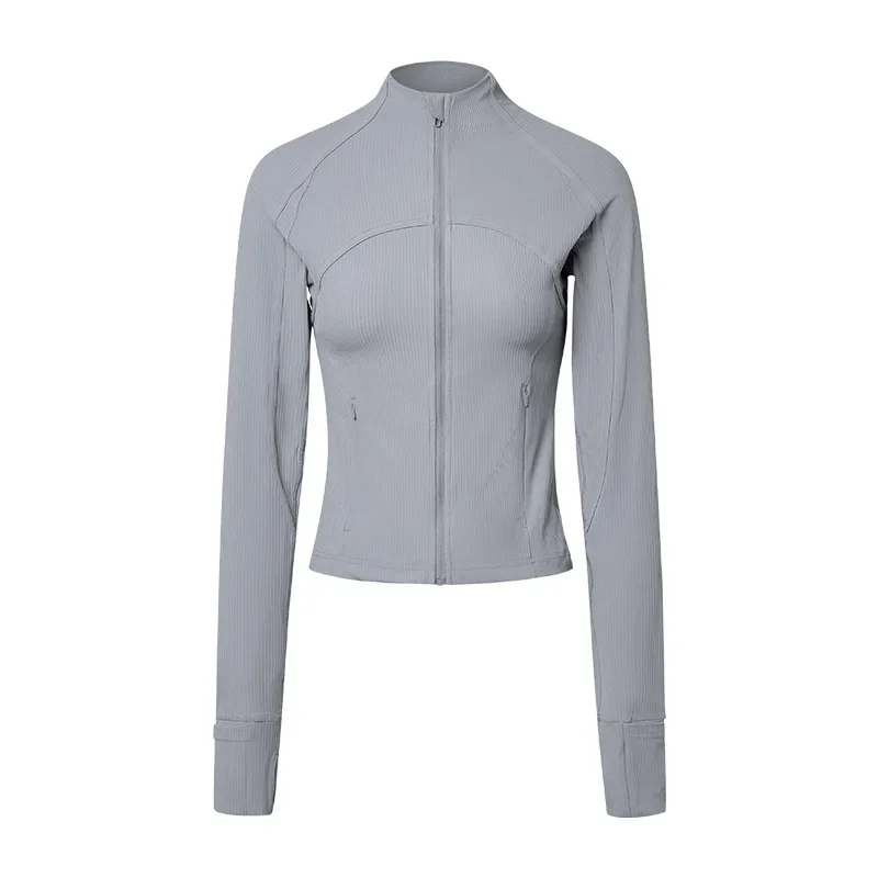 2025 Yoga Coat Short Sports Jacket Women Fitness Clothes Slimming Body Sculpting Zipper Yoga Jacket Zipper Hooded Sweatshirts