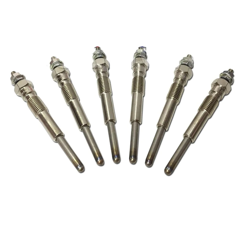 

6PCS 12V 1HZ Glow Plugs for Toyota Landcruiser HDJ80 HDJ81 1HD-T HZJ80 HZJ75 HZJ81 105 4.2L 19850-64031 Professional Car Parts