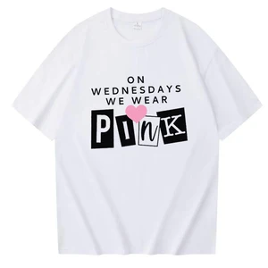 Mean Girls On Wednesdays We Wear Pink T-Shirt Mean Girls Movie Unisex T-Shirts