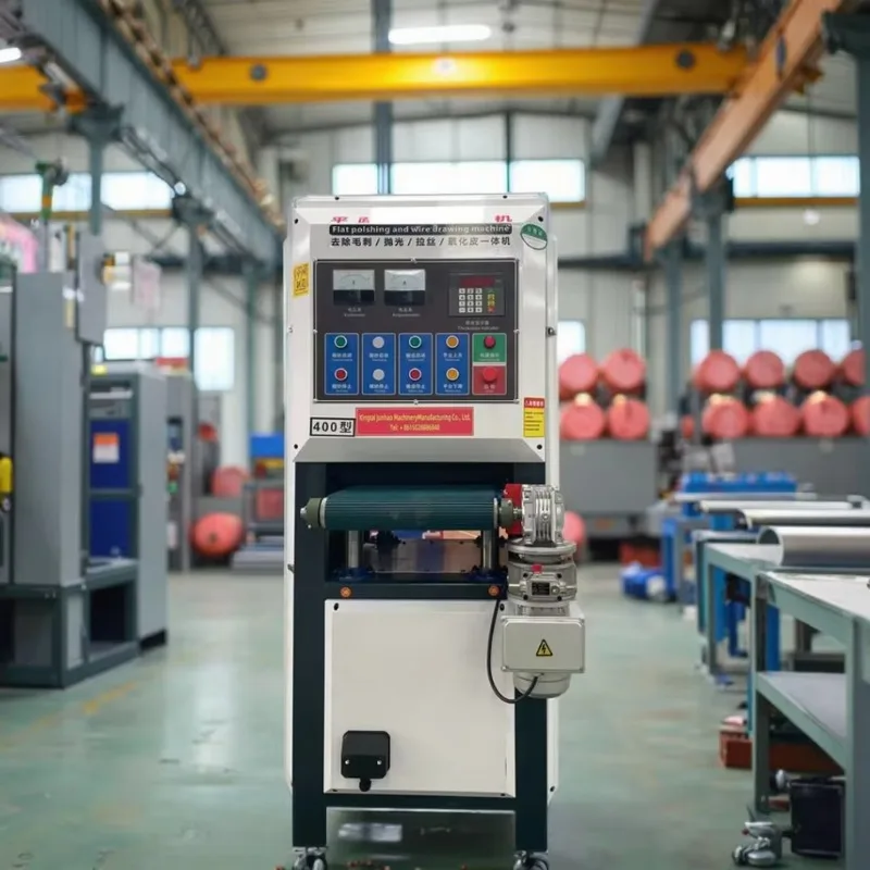 

High Quality Flat Polishing and Drawing Machine Aluminum Iron Metal Sheet Derusting Polishing Finishing Buffing Machine
