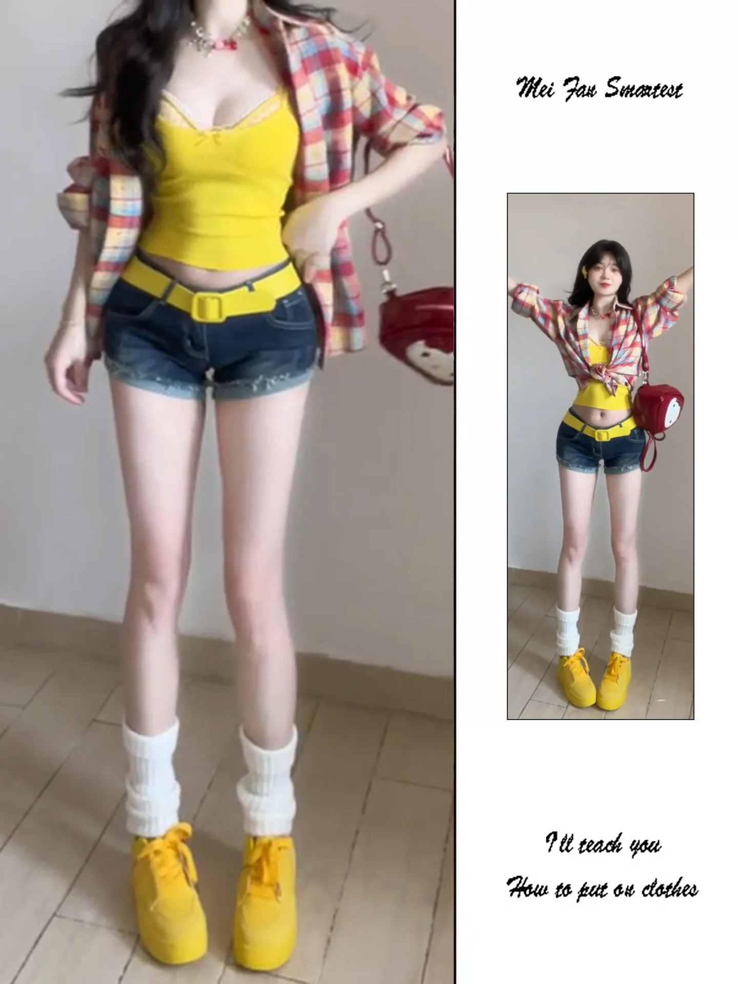 

American Retro Cuffed Denim Shorts Women Summer 2026 New Spicy Tight Super Short Pants High Waist Machine Embroidery Denim Blue